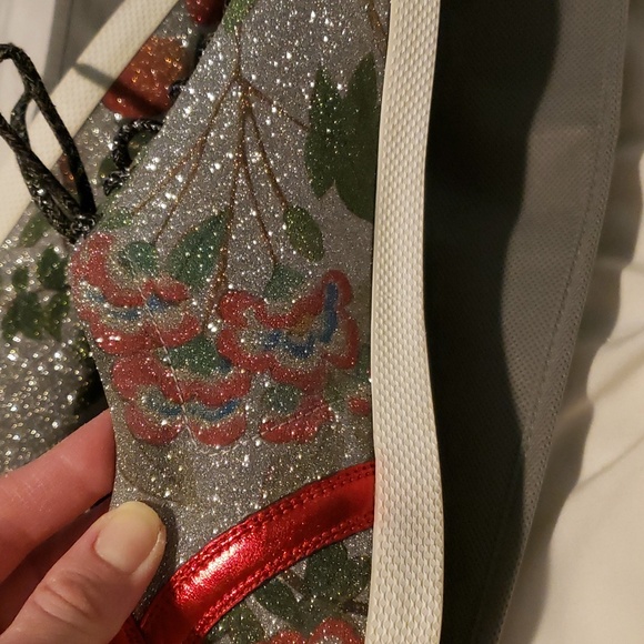 Gucci Unisex/M 10/W11 Tian glitter sneakers to beat all sneakers - Picture 9 of 9